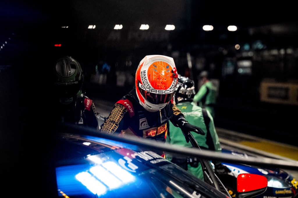 Dansk toppræstation på Nürburgring: Bastian Buus på podiet i 24-timersløbet
(Foto: Dinamic GT)